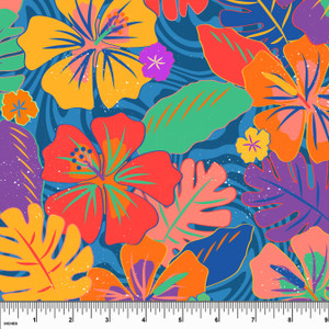 Custom Moana Floral Stretch Board Shorts