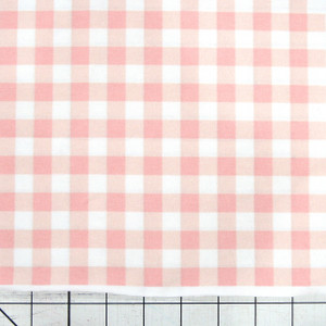 Custom Blush Gingham Vintage Tri-Blend Cotton Lycra