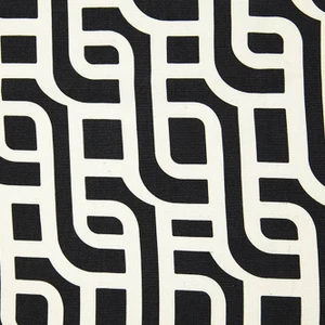 Black Linework Rayon Linen *seconds*