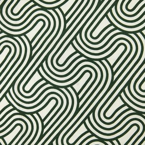 Retro Wave Forest Rayon Linen