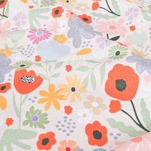 Poppy Field Floral French Terry