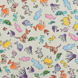 Doodle Animals Poplin
