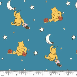Custom Goodnight Winnie the Pooh Organic Cotton Lycra Knit