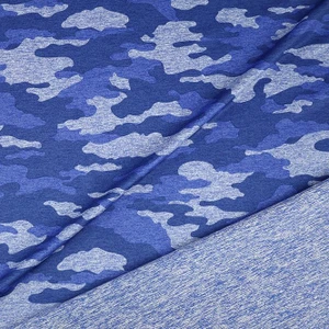 Royal Blue Camo Reversible Premium Athletic Knit