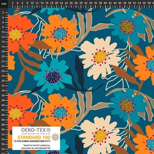 Stof Fabrics October Dream Floral Cotton Lycra Knit