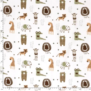 Lions, Tigers & Bears Oh My Cotton Lycra Knit