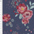 Romantic Flowers on Navy Cotton Lycra