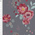 Romantic Flowers on Gray Cotton Lycra