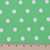 Knit Basics Mint and White Polka Dot Cotton Lycra Knit