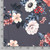 Vintage Floral on Dusty Blue Cotton Lycra