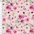 Romantic Roses on Pink Cotton Lycra