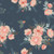 Art Gallery Frosted Roses Midnight Quilting Cotton