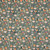 Autumn Floral on Dusty Green Cotton Lycra Knit