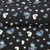 Polka Dot Hearts on Navy Cotton Lycra