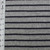 Navy Stripes on Gray Brushed Hacci Sweater Knit