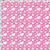 Tossed Hearts on Pink Cotton Lycra Knit