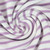 Yarn Dyed Light Lilac Stripes on White Cotton Lycra