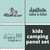 Custom Kids Happy Camper Panel Set