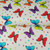 Butterfly Border Print Cotton Lycra
