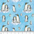 Custom Penguin Family Cotton Lycra Knit