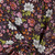 Garden Floral on Dark Purple French Terry