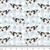 Custom Cows on Blue Gingham Bamboo Cotton Lycra