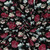 Cici Floral on Black Cotton Lycra Knit