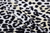 Ivory & Black Leopard Print Double Brushed Poly