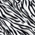 Zebra Print Double Brushed Poly