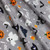 Halloween Fun on Gray Double Brushed Poly