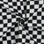 Black & White Checkers Cotton Lycra Knit