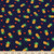 Pineapples on Navy T-Shirt Knit