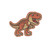 T-Rex Embroidered Iron-On Patch