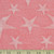 Stars on Coral Rayon French Terry