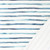 Blue Wavy Watercolor Stripe Cotton Lycra French Terry