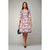Pastel Blooms on Rose Cotton Lycra Knit