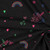 Neon Unicorns on Charcoal Melange Cotton Lycra Knit