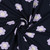 Purple Daisies on Navy French Terry