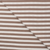 Taupe & Ivory Yarn Dyed Stripe Cotton Lycra