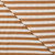 Caramel & Ivory Yarn Dyed Stripe Cotton Lycra
