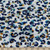 Dusty Teal Animal Print Stretch Velvet