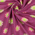 Neon Smiley Face Floral on Fuchsia Cotton Lycra Knit
