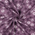 Floral on Lavender Cotton Lycra Waffle Knit