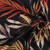 Tropical Leaves on Black Canvas