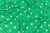 Polka Dots on Spearmint Double Brushed Poly