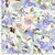 Lilac & Mint Floral on Ivory Viscose Lycra