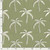 Palm Trees on Olive Cotton Lycra Knit