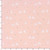 Frolicking Bunnies on Pink Cotton Lycra Knit