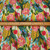 Tropical Flower Garden Cotton Lycra