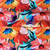 Large Scale Bright Floral Cotton Lycra